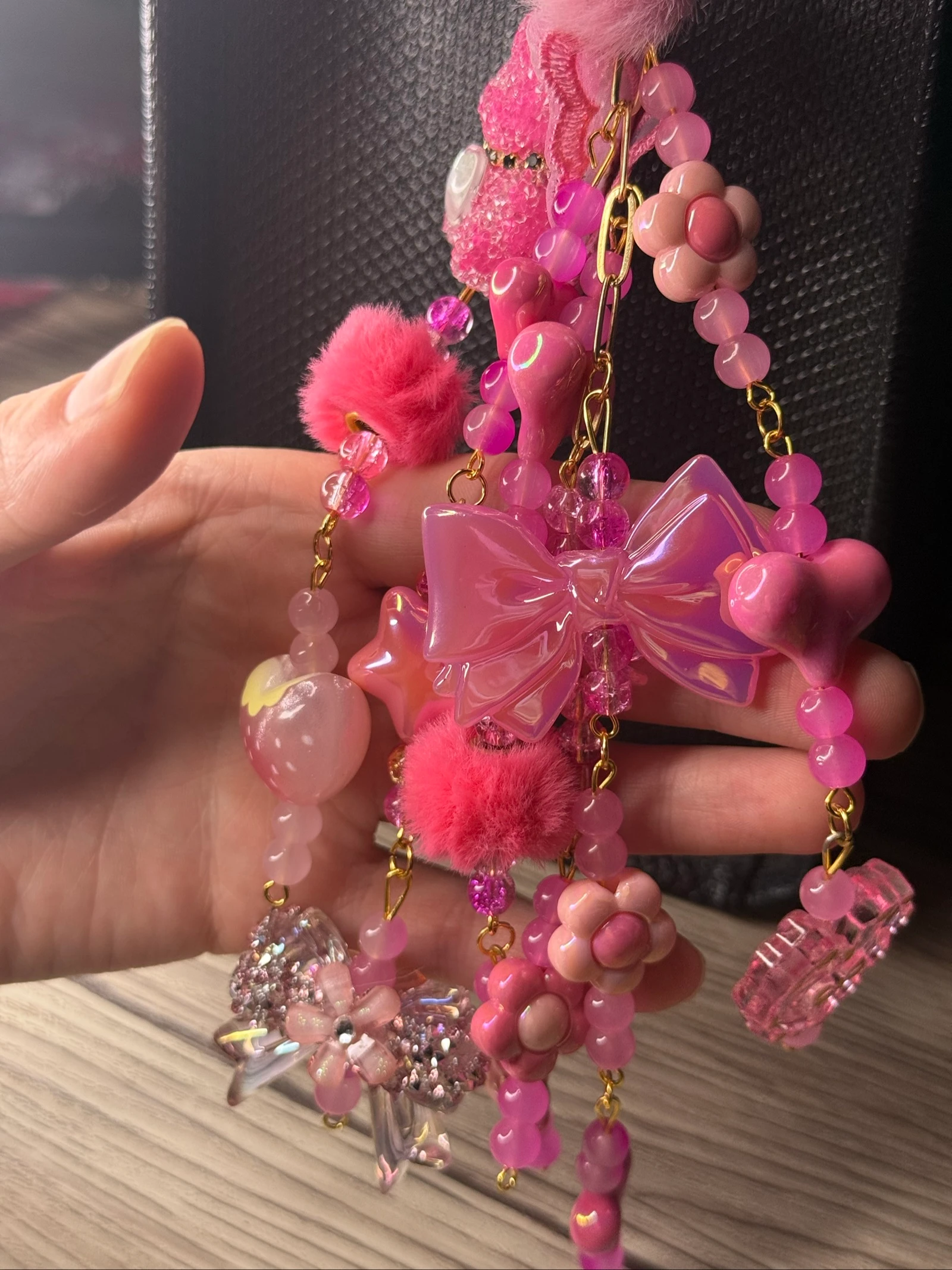 Bijou sac rose kawaii feito à mão – photo 5